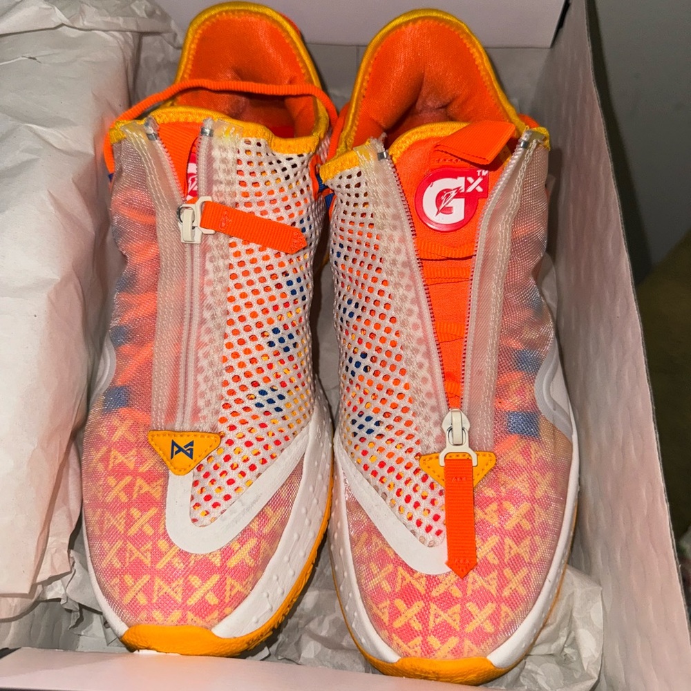 Nike PG 4 Gatorade Orange Mens Basketball Sneakers w/ box